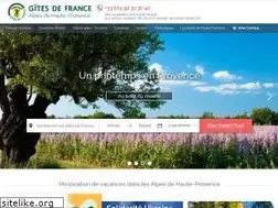 Sites similar to gites-de-france-04.fr