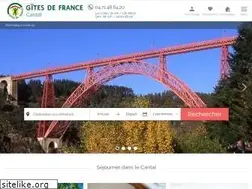 Sites similar to gites-de-france-cantal.fr