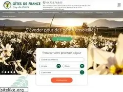Sites similar to gites-de-france-puydedome.com
