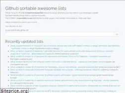 Sites similar to githublists.com