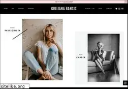 Sites similar to giulianarancic.com