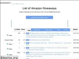 Sites similar to giveaway.plus