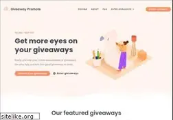 Sites similar to giveawaypromote.com
