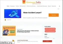 Sites similar to giveawaysindia.com