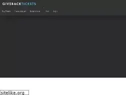Sites similar to givebacktickets.com