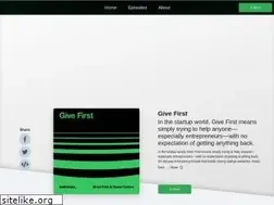 Sites similar to givefirst.techstars.com