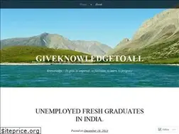 Sites similar to giveknowledgetoall.wordpress.com