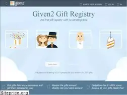 Sites similar to given2.com