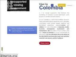 Sites similar to givetocolombia.org