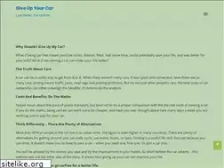 Sites similar to giveupyourcar.com