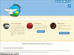 Sites similar to giveuspeace.nl