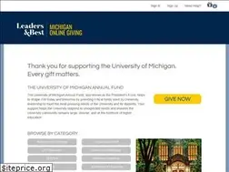 Sites similar to giving.umich.edu