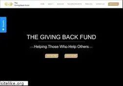 Sites similar to givingback.org