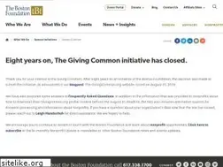 Sites similar to givingcommon.org