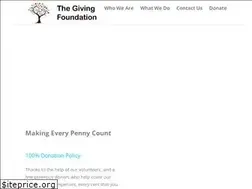 Sites similar to givingfoundationcharity.org