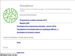 Sites similar to givingsense.eu