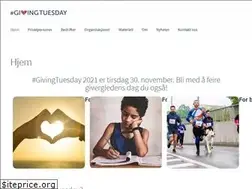 Sites similar to givingtuesday.no