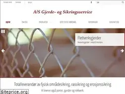 Sites similar to gjerde-sikring.no