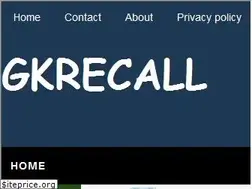 Sites similar to gkrecall.com