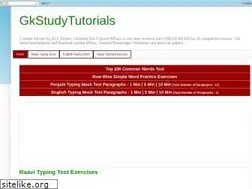 Sites similar to gkstudytuts.blogspot.com