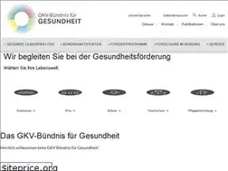 Sites similar to gkv-buendnis.de