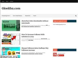 Sites similar to gkwithu.com