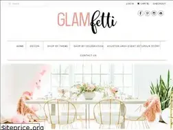 Sites similar to glamfetti.com