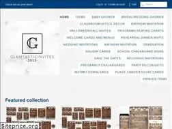 Sites similar to glamtasticinvites.com