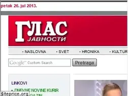 Sites similar to glas-javnosti.info