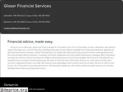Sites similar to glaserfinancial.com