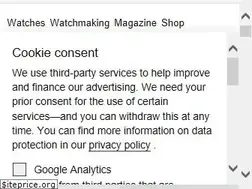 Sites similar to glashuette.com