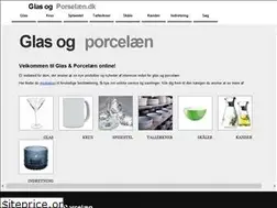 Sites similar to glasogporcelaen.dk
