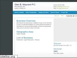 Sites similar to glenmaynard.com
