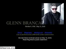Sites similar to glennbranca.com