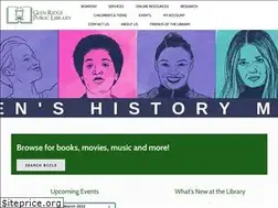 Sites similar to glenridgelibrary.org