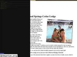 Sites similar to glenwoodspringscedarlodge.com