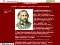 Sites similar to glinka1804.narod.ru
