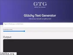 Sites similar to glitchytextgen.com