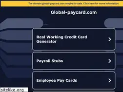 Sites similar to global-paycard.com