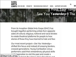 Sites similar to globalartscorps.org