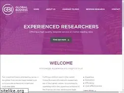 Sites similar to globalbusinessinformation.com