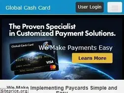 Sites similar to globalcashcard.com