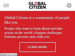 Sites similar to globalcitizen.org