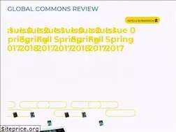 Sites similar to globalcommonsreview.org
