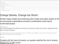 Sites similar to globaldesigningcities.org