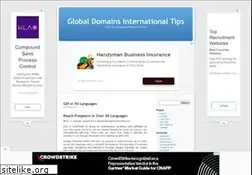 Sites similar to globaldomainsinternationaltips.com