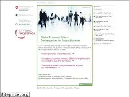 Sites similar to globaleconomicethic.org