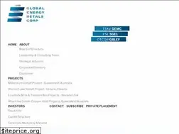 Sites similar to globalenergymetals.com
