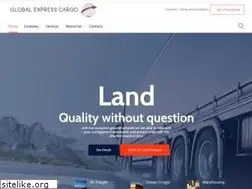 Sites similar to globalexpresscargo.de