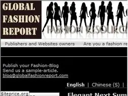 Sites similar to globalfashionreport.com